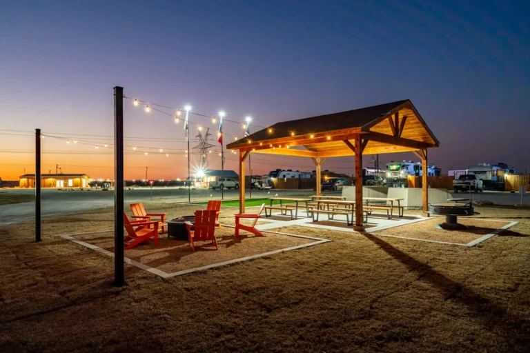 Community Common Area with picnic tables, grill, fire pit and seating area